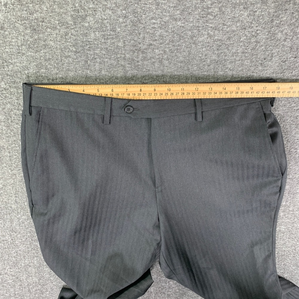 Brooks Brothers 2 Piece Suit Men 43R Gray Vitale Barberis Canonico Wool 35x30 - Picture 13 of 16